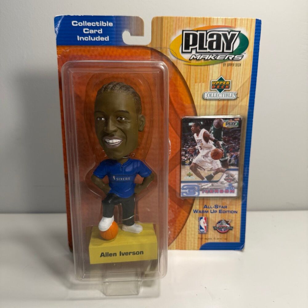 ALLEN IVERSON ALL STAR 76ERS BOBBLEHEAD NEW BASKETBALL NBA 2001
